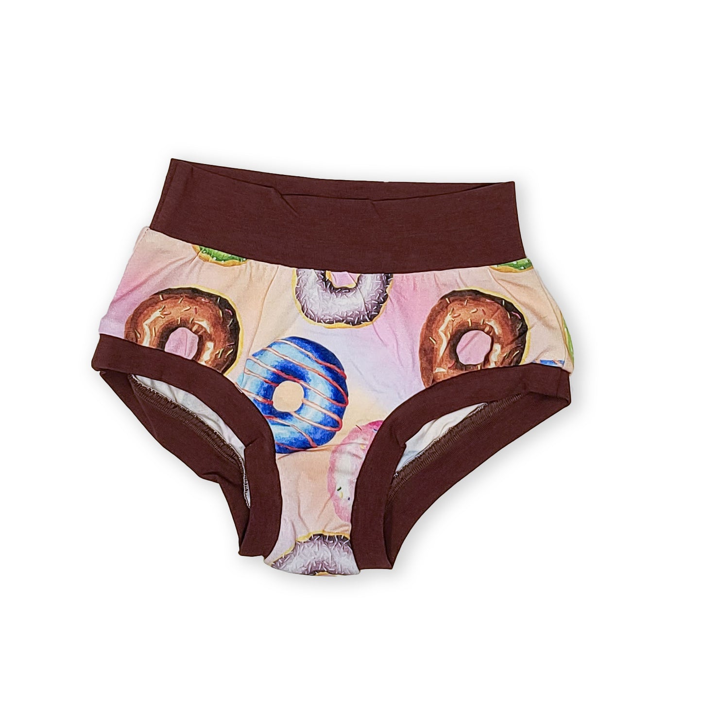 wunderundies briefs - gender neutral underwear for kids - with a design of donuts on it